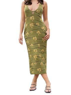 Hawaii Finest V Neck Crop Dress